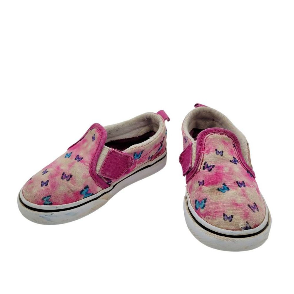 Vans Butterfly Toddler Velcro Slip-ons